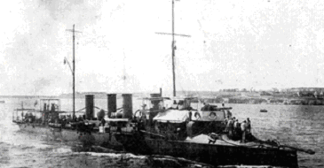 Lieutenant Pushchin, sunk in 1916