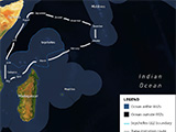 Seychelles fishing map