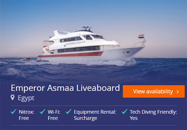 Emperor Asmaa Liveaboard, Red Sea